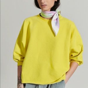 Rachel Comey Yellow Fond Sweatshirt!